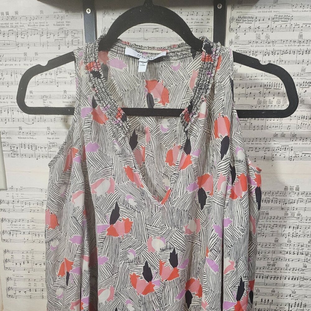 Derek Lam S/M Cold Shoulder Long Sleeve